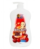 Sữa tắm bé đậu nành sữa dê và Vitamin E Cherry Soft Bunny - BU09 - anh 1